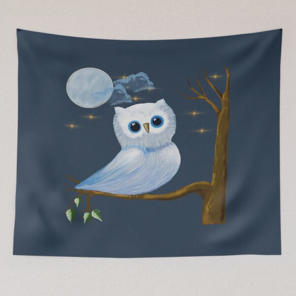 Item preview, Blue owl designed and sold by GinaDesignUK.