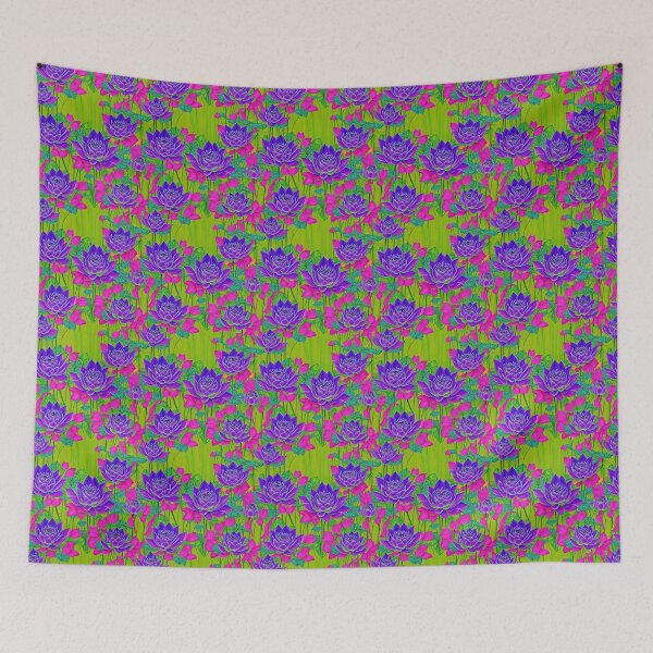 Artikelvorschau, Electric Lotus Pattern entworfen und verkauft von SvahaDesigns.