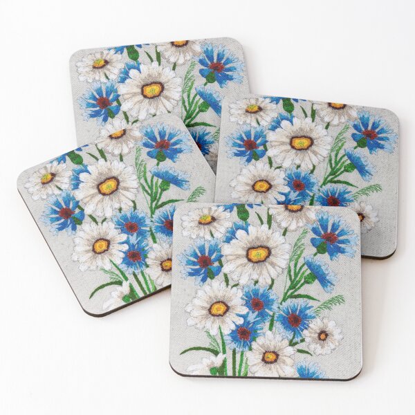 Artikelvorschau, Vintage Blumen auf Stoff entworfen und verkauft von pineapplearti.
