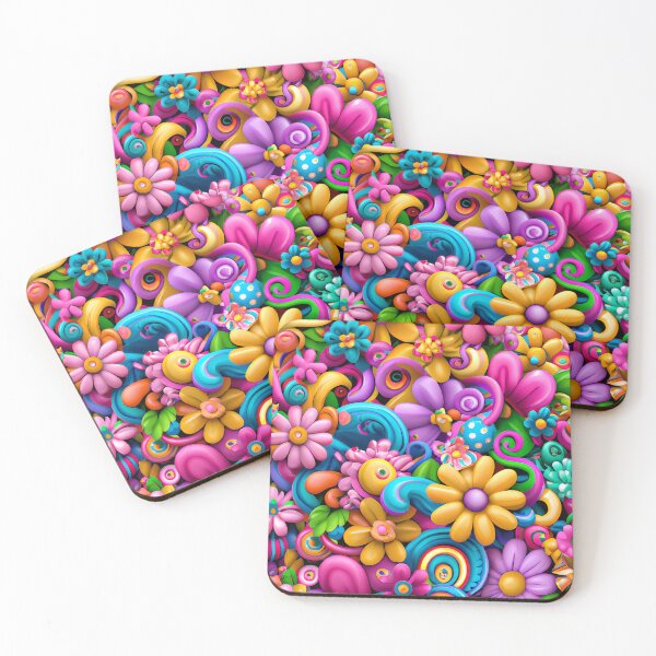 Aperçu de l'œuvre Jardin de fleurs infini magique créée et vendue par DeransDesigns.