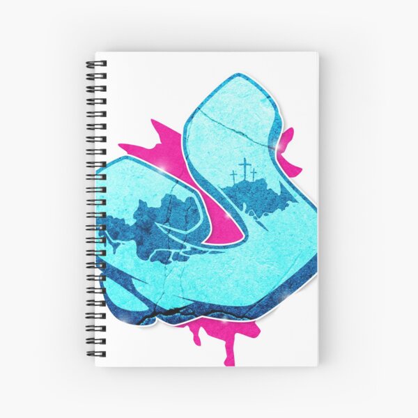 J Graffiti Letter Spiral Notebook By Joax Redbubble