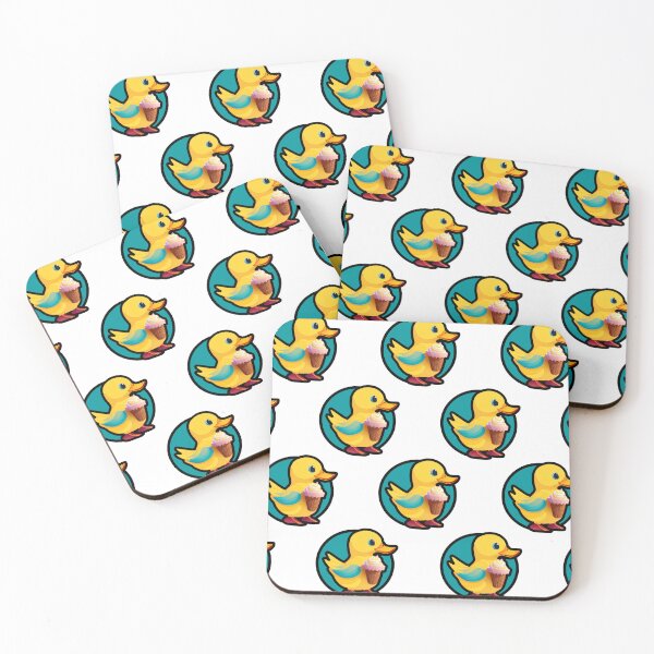 Item preview, Cute Duck With Ice Creams designed and sold by AgataKaja.