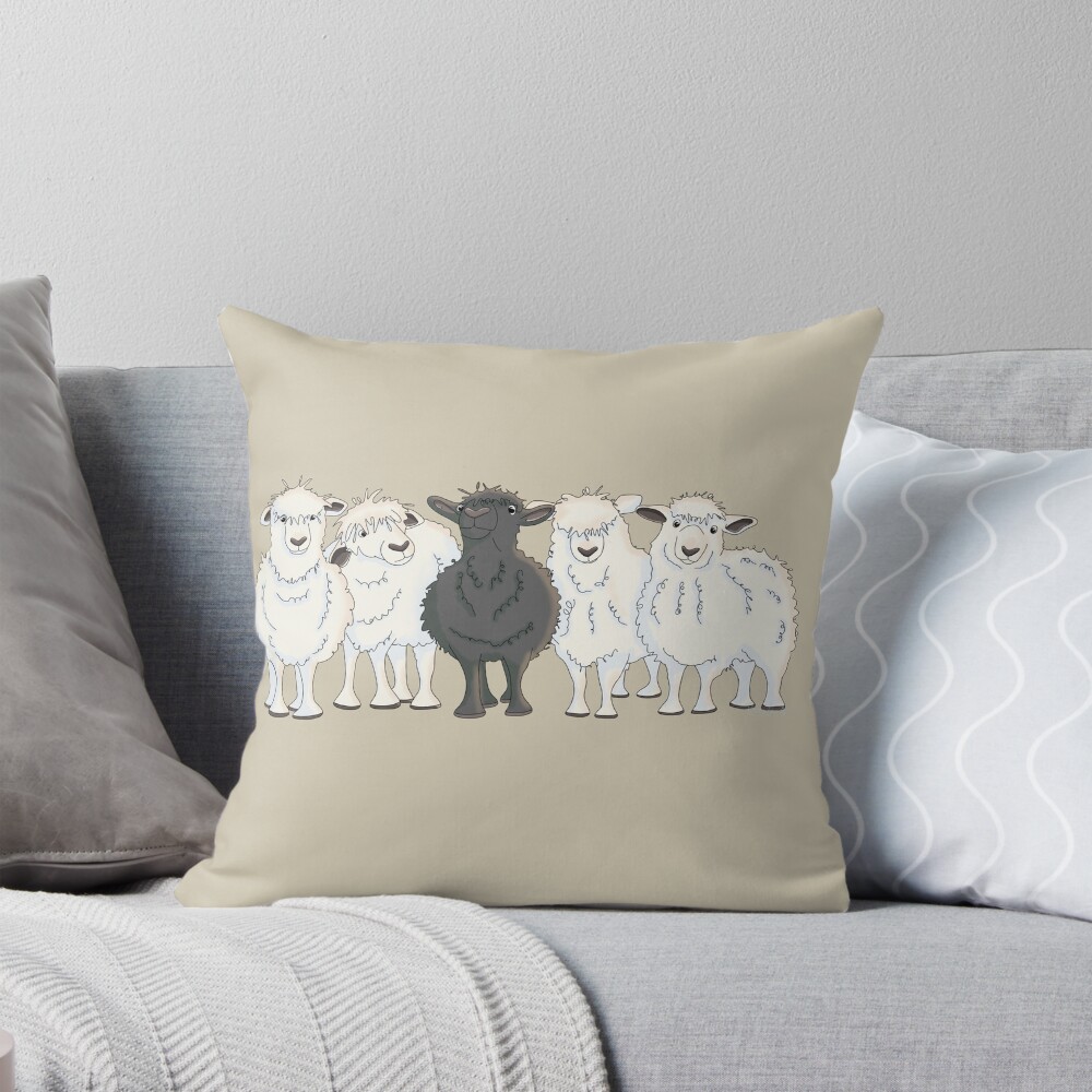 Item preview, Throw Pillow designed and sold by RhondaLuluArt.