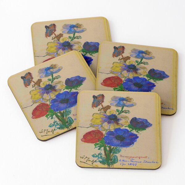 Item preview, Watercolor Flowers 1890's - dePace' designed and sold by mrpropcake.
