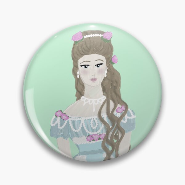 Item preview, Victorian lady in a Blue Dress designed and sold by Victoriana Brooke.
