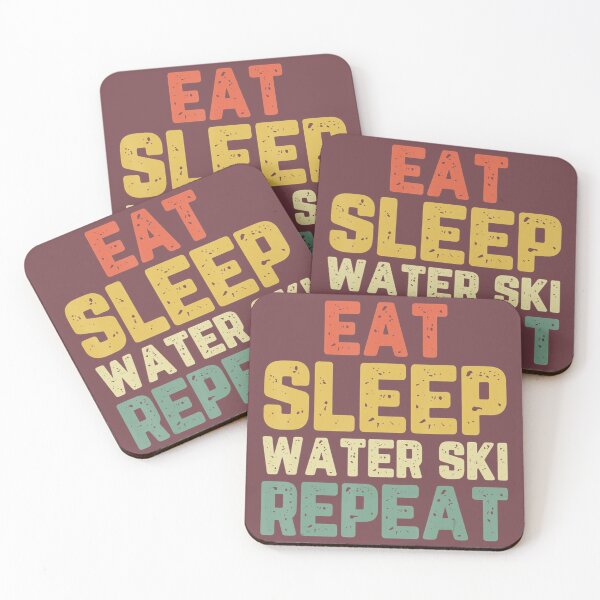 Item preview, Eat Sleep Water Ski Skiing Skier Funny 	 Vintage 	 designed and sold by riyonlevapa.