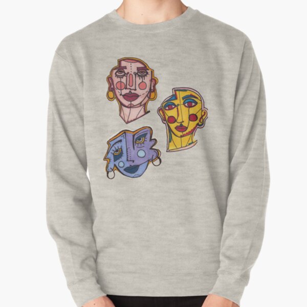 FACES Pullover Sweatshirt