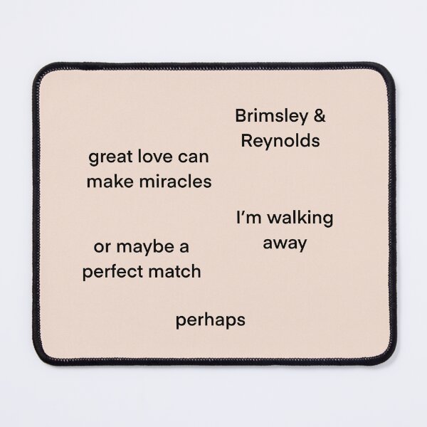Item preview, Brimsley & Reynolds quotes designed and sold by monsoonegy.