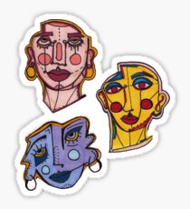 FACES Sticker