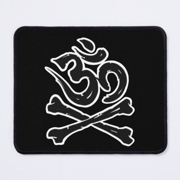 Item preview, Black Thumb Brand Om and Bones logo designed and sold by Blackthumbbrand.