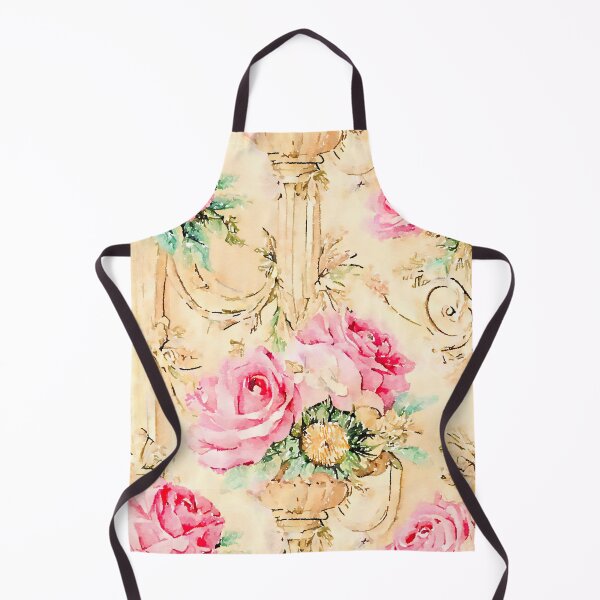 Item preview, Roses and scrolls watercolor pattern designed and sold by SophieClimaArt.