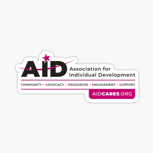 AID Cares Sticker