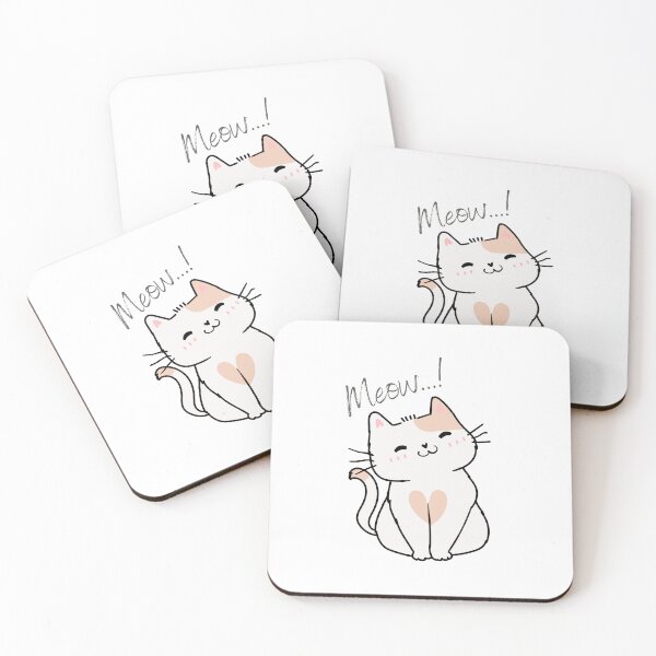 Item preview, Gato miaw miaw Pegatina designed and sold by amchtakkosa1.