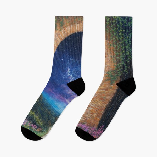 Item preview, Brick Arches To The Galaxy - Oil Painting designed and sold by Aaron2610.