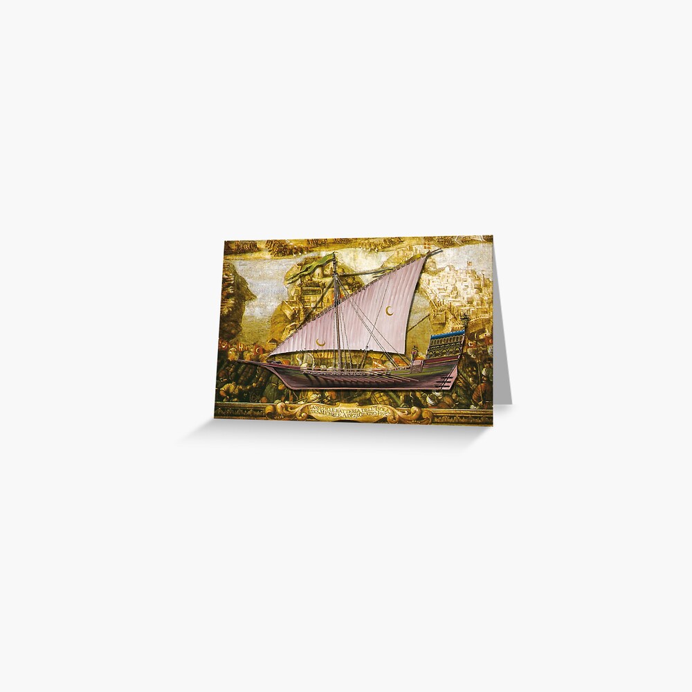 Postcard - Ottoman Galiote Greeting Card