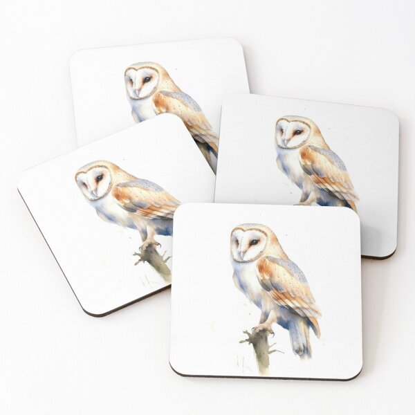 Item preview, Barn Owl Watercolour designed and sold by EmilyDayDreams.