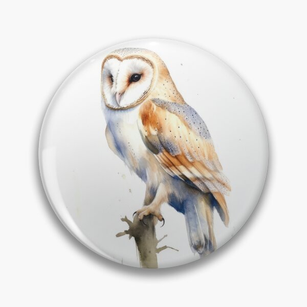 Item preview, Barn Owl Watercolour designed and sold by EmilyDayDreams.