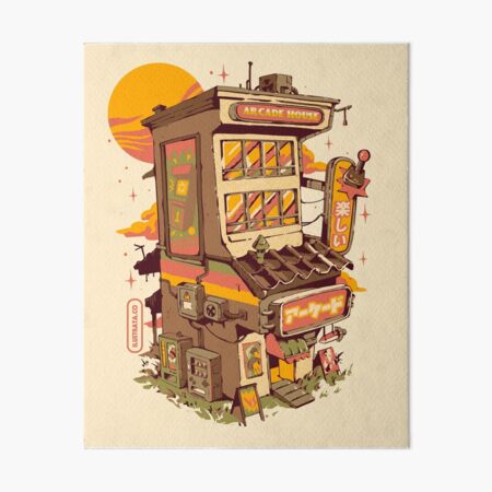 Item preview, Arcade house designed and sold by Ilustrata®.
