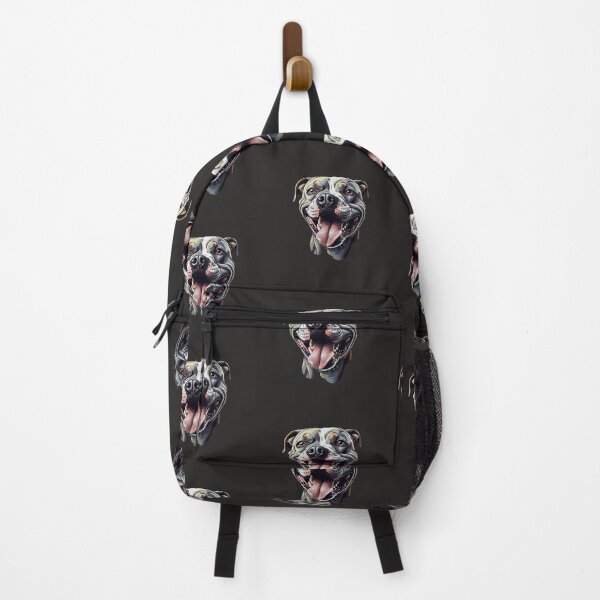 Item preview, Portrait of a pit bull dog. Fighting dog. Love for the Staffordshire terrier designed and sold by Anastasiia Yurevych.