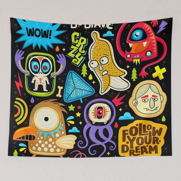 Item preview, Doodle Characters designed and sold by Vector Scout Lab.