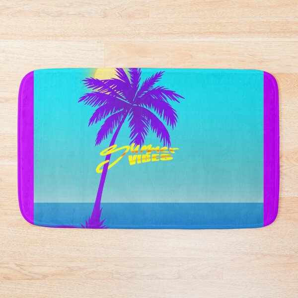 Item preview, Summer vibes palm tree on beach sunshine designed and sold by SoulTrekking.