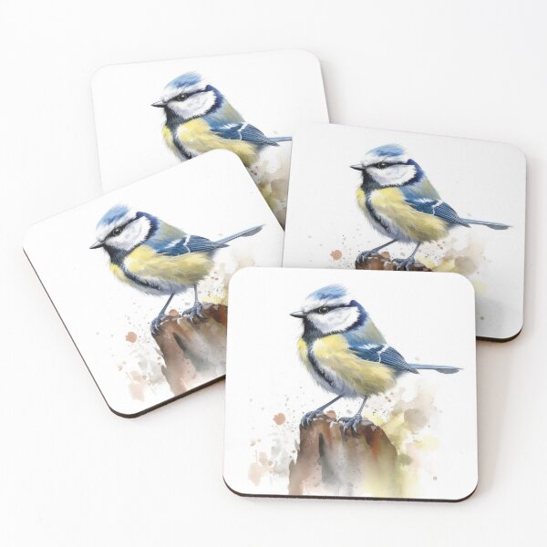 Item preview, Blue Tit Watercolour designed and sold by EmilyDayDreams.