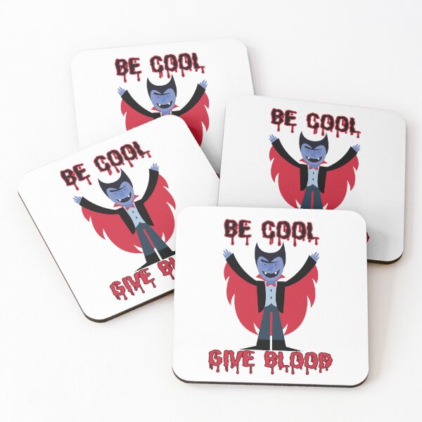 Item preview, Be Cool Give Blood With Vampire designed and sold by MindPalette.