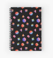 Rainbow Dice Spiral Notebook