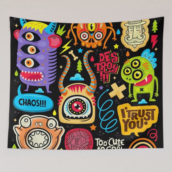 Item preview, Doodle Characters designed and sold by Vector Scout Lab.