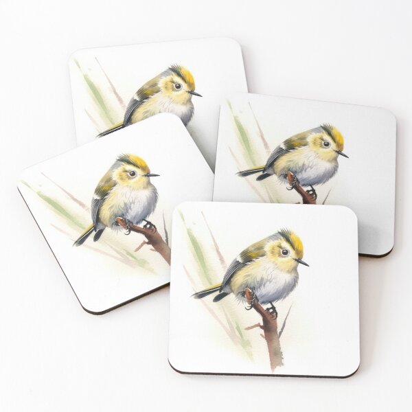 Item preview, Goldcrest Watercolour designed and sold by EmilyDayDreams.