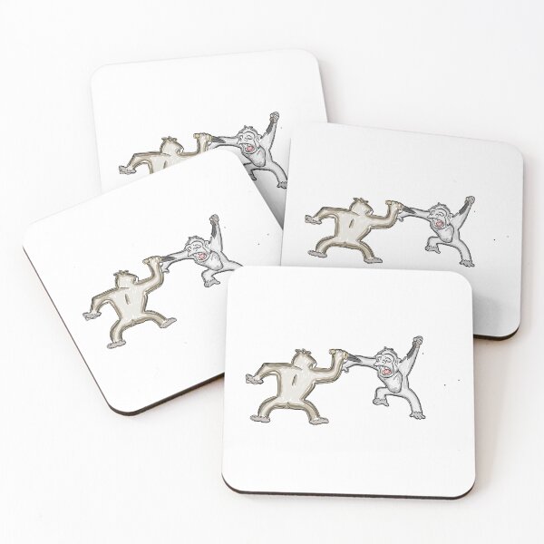 Item preview, Monkeys fighting - Illustration designed and sold by Eltachon.