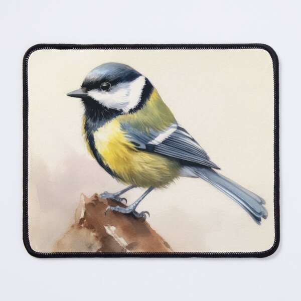 Item preview, Great Tit Watercolour designed and sold by EmilyDayDreams.