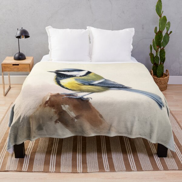 Item preview, Great Tit Watercolour designed and sold by EmilyDayDreams.