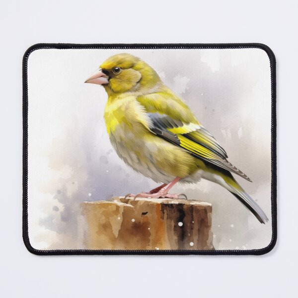 Item preview, Greenfinch Watercolour designed and sold by EmilyDayDreams.
