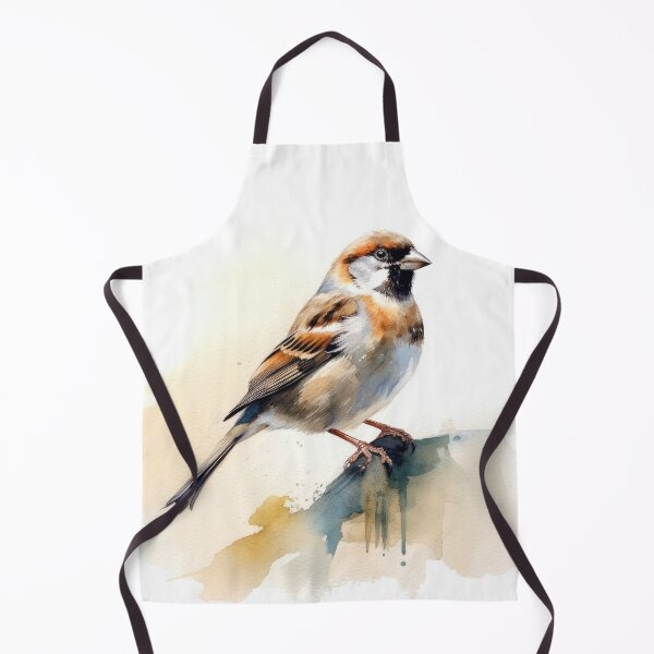 Artikelvorschau, Haussperling Aquarell entworfen und verkauft von EmilyDayDreams.