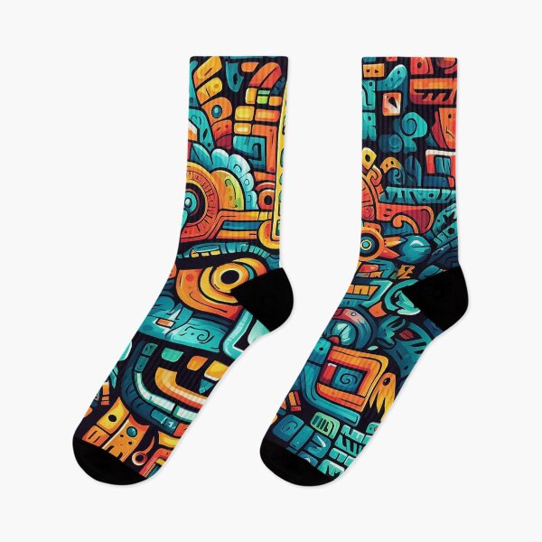 Item preview, Abstract Graffiti Aztec Pattern designed and sold by Desfix.