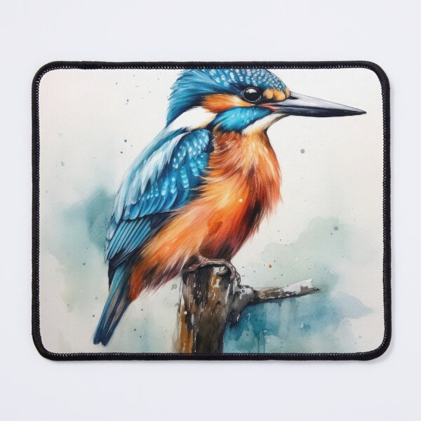 Item preview, Kingfisher Watercolour designed and sold by EmilyDayDreams.