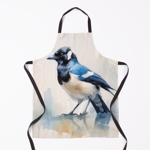 Item preview, Magpie Watercolour designed and sold by EmilyDayDreams.