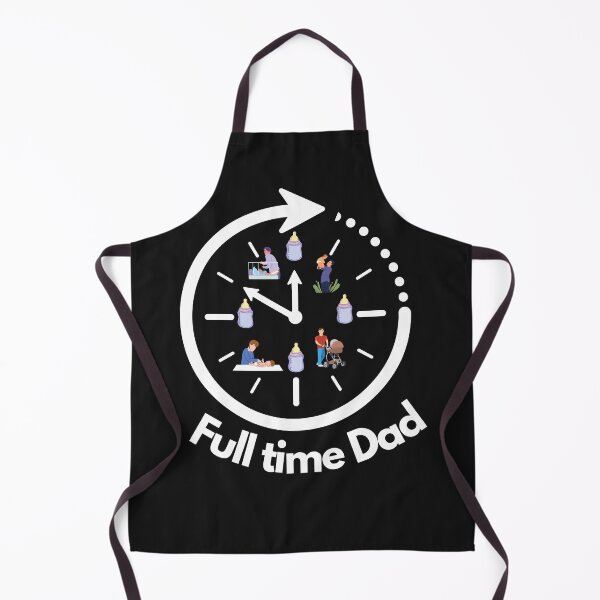 Item preview, Full Time Dad Clock Daily Routine designed and sold by BoomBoomBaby.
