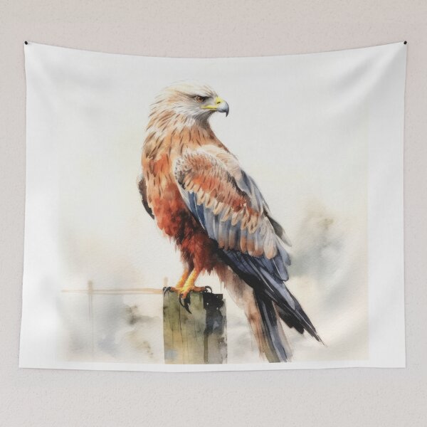 Item preview, Red Kite Watercolour designed and sold by EmilyDayDreams.