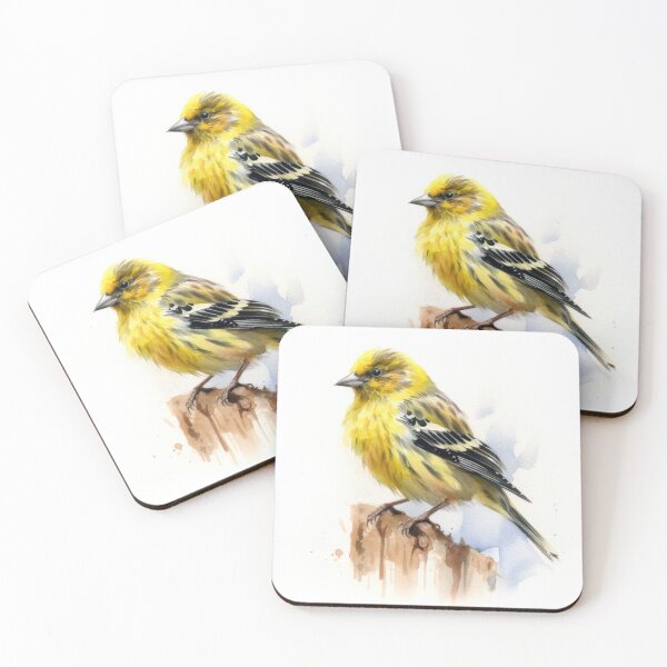 Item preview, Siskin Watercolour designed and sold by EmilyDayDreams.