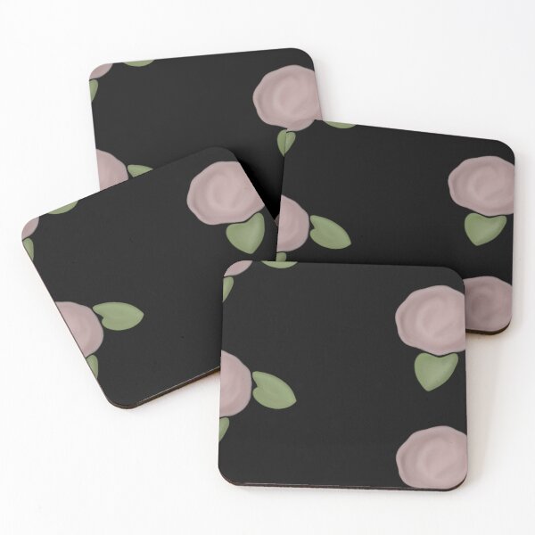 Item preview, Mauve Rose with Petals Black designed and sold by pixelsbyrs.