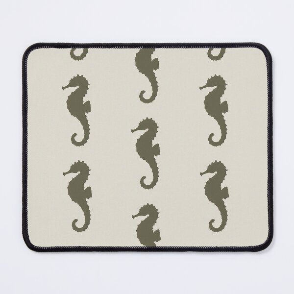 Item preview, Khaki Studland Seahorse against a cream background designed and sold by SamJanner.