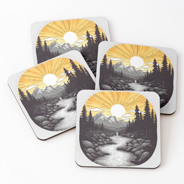 Item preview, Morning Sunrise by the River designed and sold by technowarrior2.