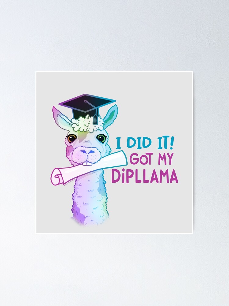 Senior Graduation Tshirt 2019 Got My Dip-Llama Diploma Shirt Senior Graduation Tshirt 2019 Got My Dip-Llama Diploma Shirt