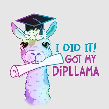 Artwork thumbnail, I Did It! Got My Dipllama by jitterfly