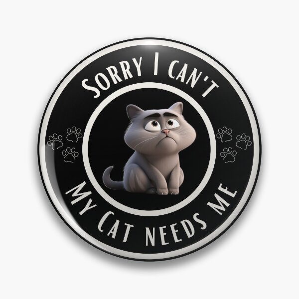 Item preview, sorry i cant my cat needs me designed and sold by OtterComforts.