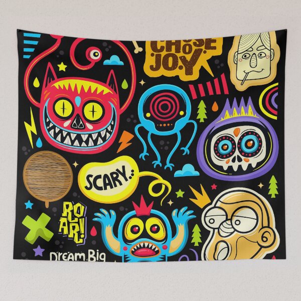 Item preview, Doodle Characters designed and sold by Vector Scout Lab.