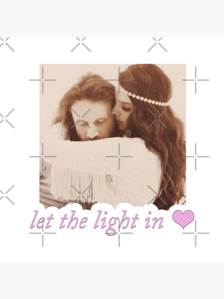 Disover lana del rey and Father John Mistyy let the light in coquette cute pink Premium Matte Vertical Poster