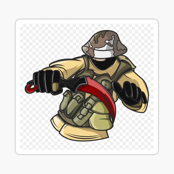 CS:GO Karambit Lore Knife  Sticker for Sale by UntitledH